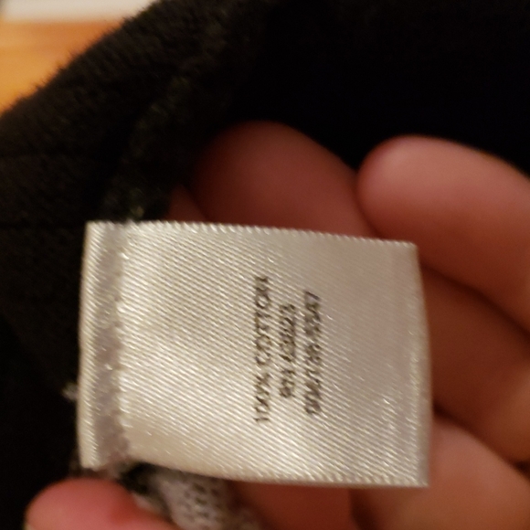 $15 or 2/$20!Christopher & Banks Gray & Black Striped Sweater Size Medium - Picture 5 of 6